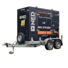 Mobilní elektrogenerátor NED H60 Deutz / Iveco supersilent