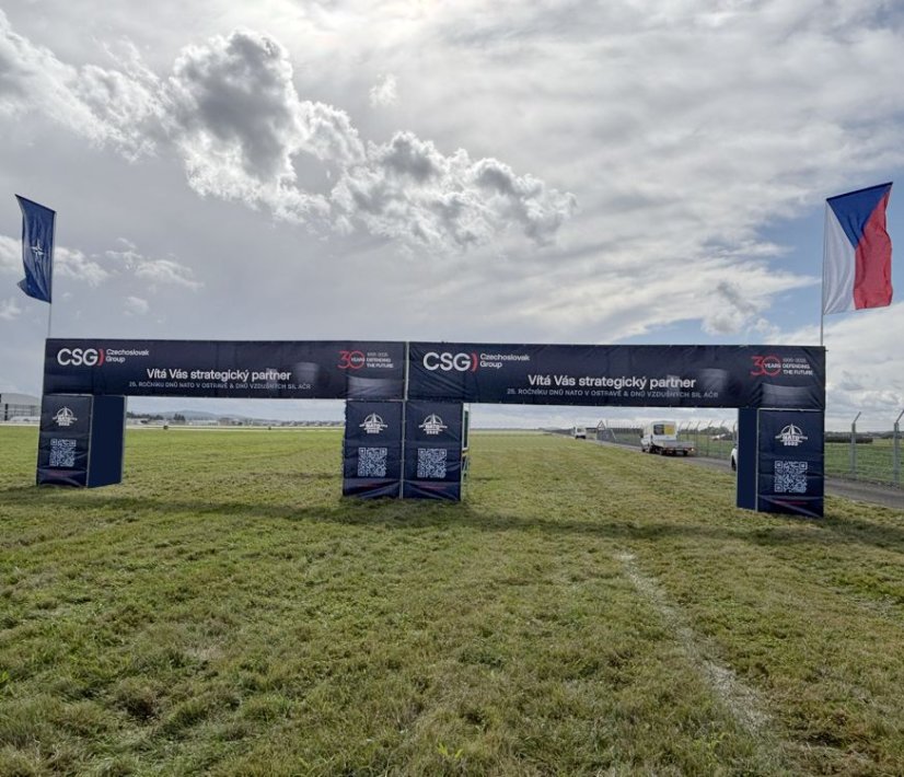 Bannerová brána 8,6 x 3,5m