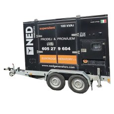 Mobilní elektrogenerátor NED H100 Deutz / Iveco supersilent
