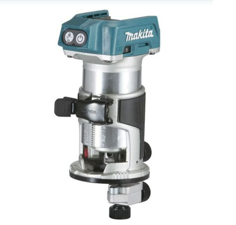 Makita DRT50Z Aku kombinovaná frézka 18V, kleštiny 6+8mm