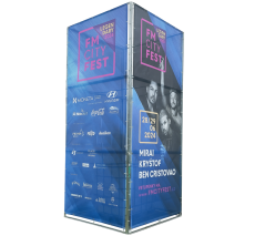 Bannerová věž hybercube 4,5x2 m