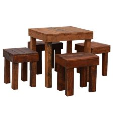 Zahradní set z palet 1+4 ks