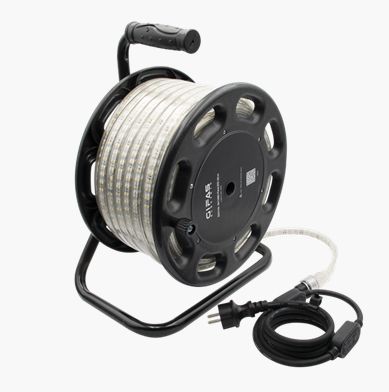 LED oboustranný světelný pásek na kabelovém bubnu 25 m