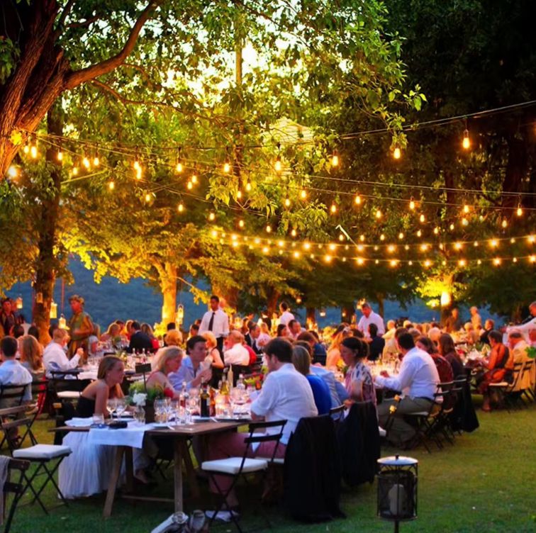 LED venkovní dekorační řetěz 230V 10 m