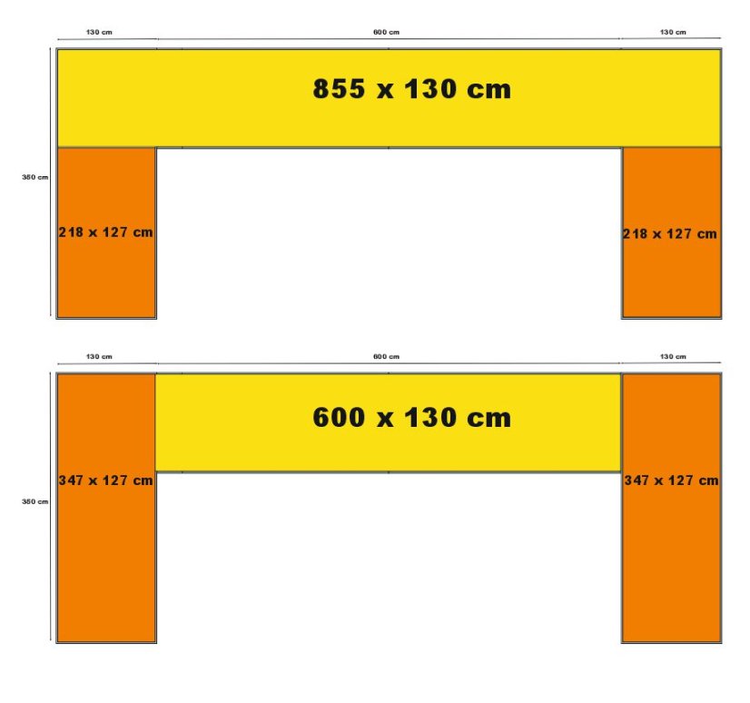 Bannerová brána 8,6 x 3,5m