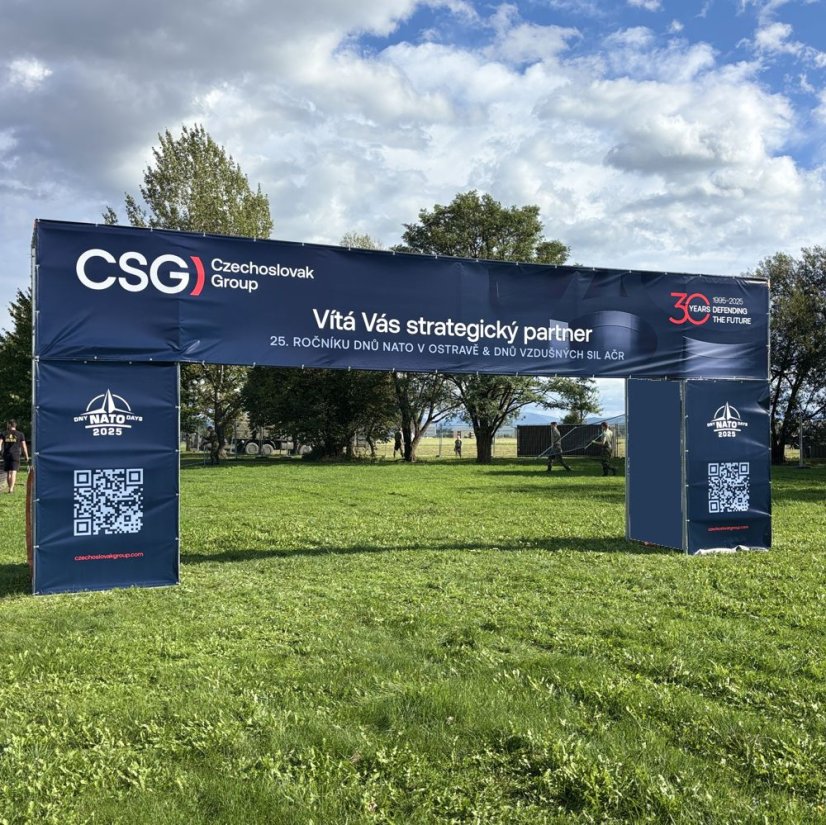 Bannerová brána 8,6 x 3,5m